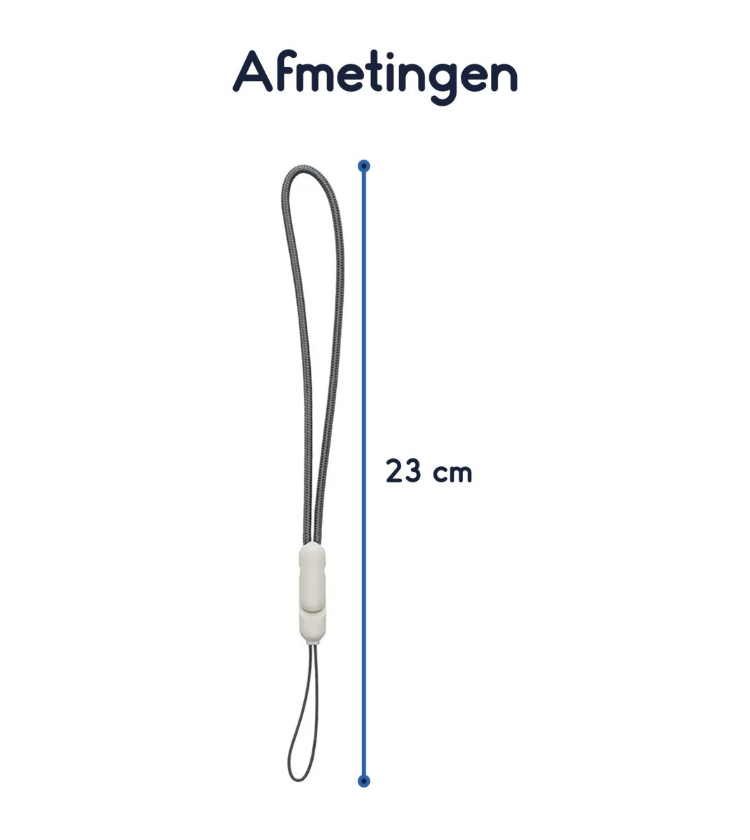 Ibley Draagkoord voor Apple AirPods Pro (2e & 3e generatie) - AirPods Pro 2/3 Lanyard - Draaglus - Draagriem - Geïntegreerde clip - AirPods Case Accessoires - Grijs met roze clip - Ibley