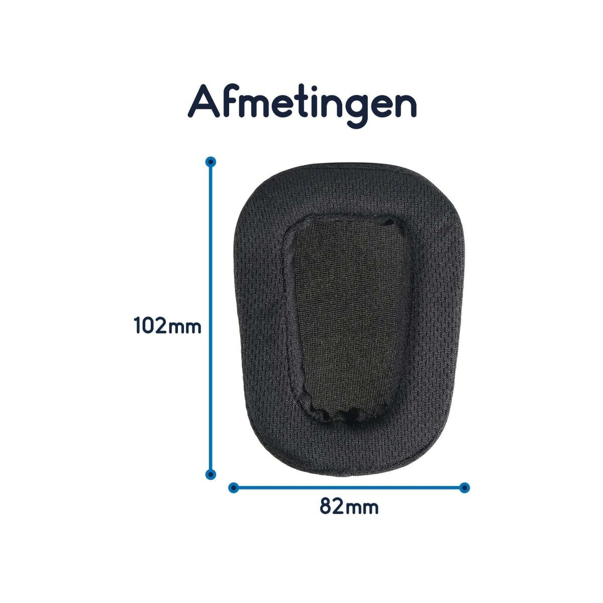 Ibley Oorkussens voor Logitech G633/G933/G935 (Artemis Spectrum) headset zwart - Koptelefoonoorkussens - Vervangende oorkussens - Ibley