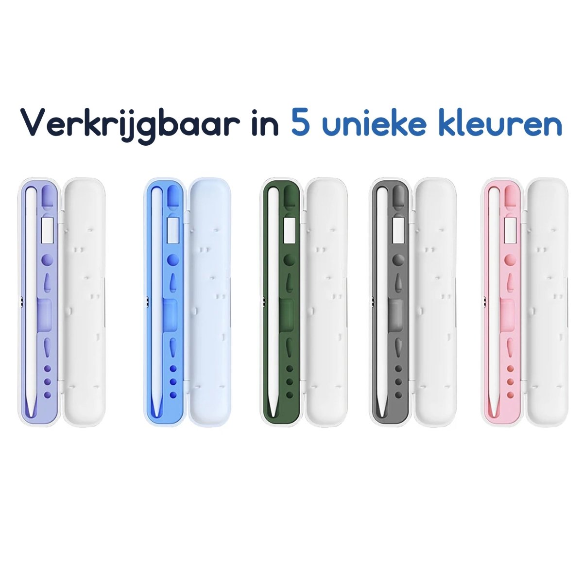 Ibley Opberghoes voor Apple Pencil 1/2/Pro Grijs - Apple Pencil houder - Apple Pencil Case - Ibley
