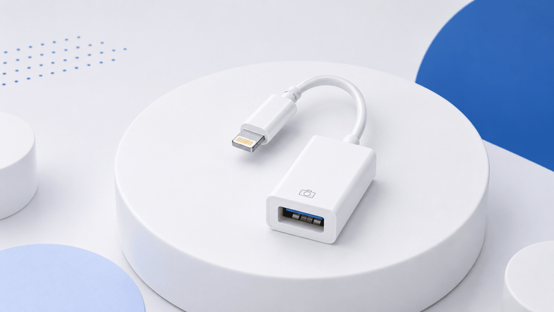 USB apparaten aansluiten op iPhone en iPad met de Ibley Lightning naar USB 3.0 adapter - Ibley