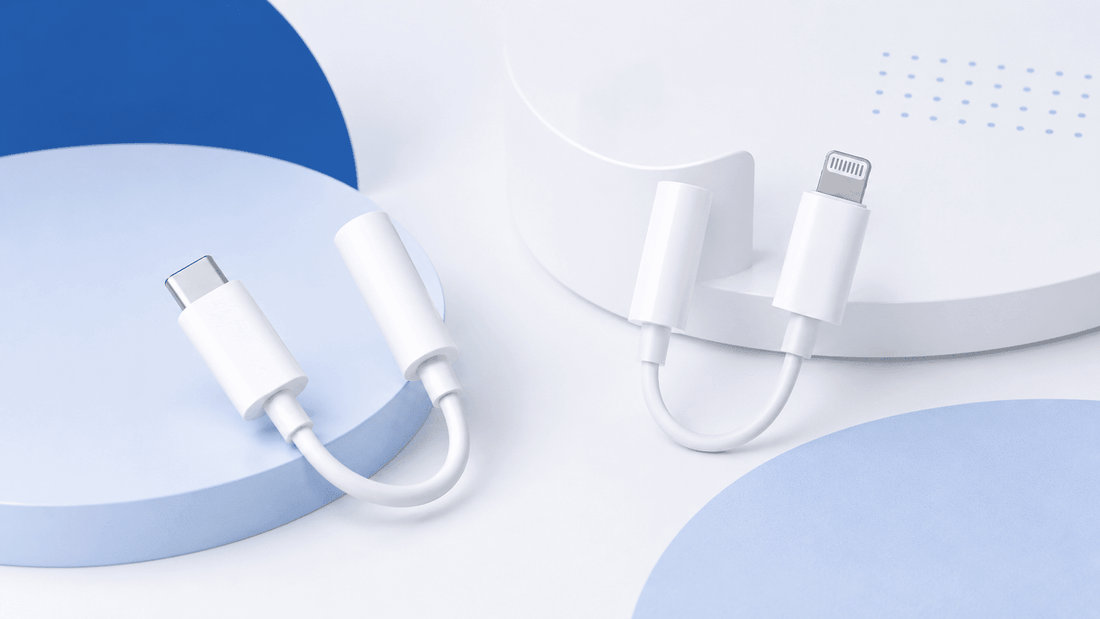 Welke audio adapter heb je nodig: USB-C of Lightning naar AUX? - Ibley