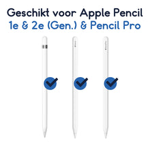Ibley Pencil tip cover voor Apple Pencil 1/2 transparant - 8 stuk(s) - Silicone pen tips