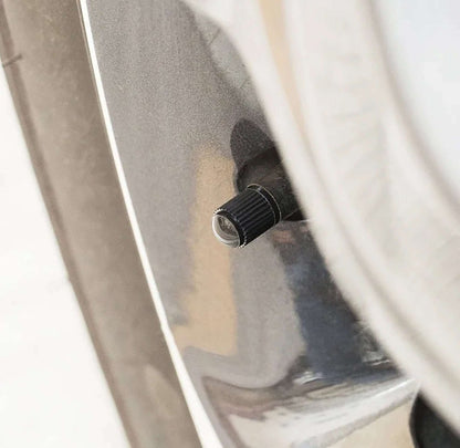 Ibley 20 ventieldoppen geschikt voor Schrader/Auto ventiel - Kunststof ventieldoppen - Fiets/Auto ventieldop - elektrische fietsventieldop - Zwart - Ibley