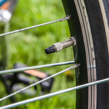 Ibley 4 fietsventieldoppen geschikt voor Hollands/Dunlop ventiel - Kunststof ventieldoppen - Fiets ventieldop - Stadsfiets ventiel - Zwart - Ibley