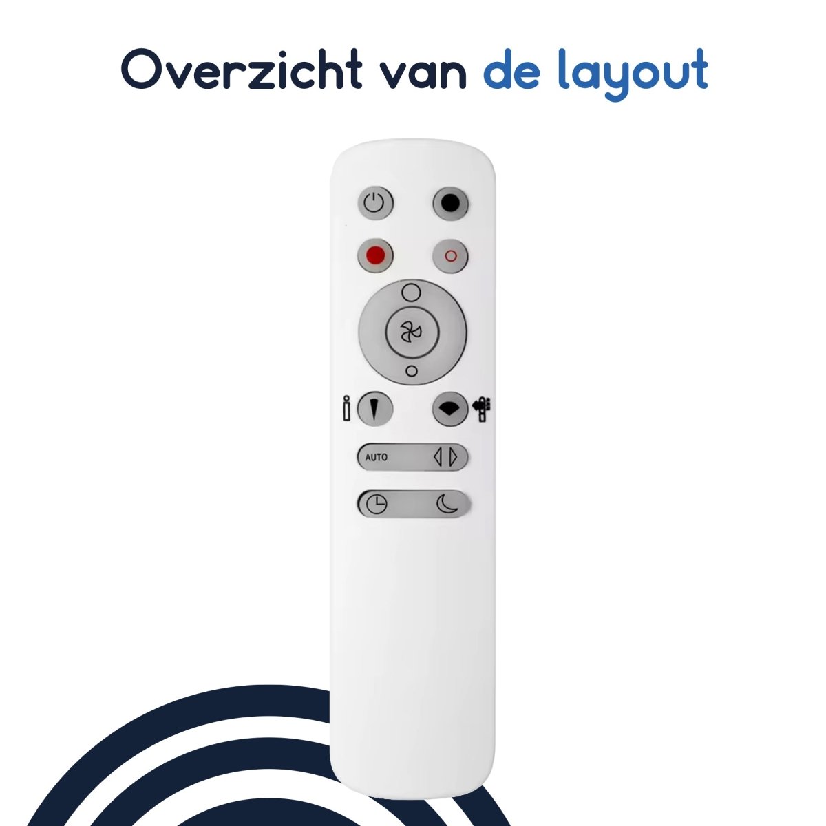Ibley Afstandsbediening - Geschikt voor Dyson - Ventilator - Heater - Luchtreiniger - Ibley