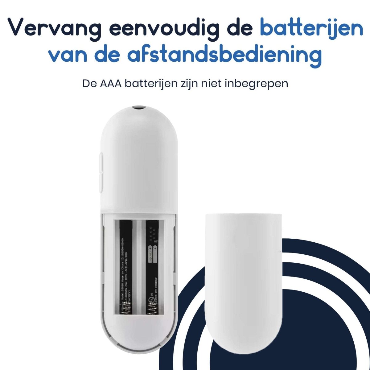 Ibley Afstandsbediening geschikt voor Google Chromecast HD/4K wit - Afstandsbediening - Remote control - Chromecast met Google TV - Chromecast 2020 en nieuwer - Ibley