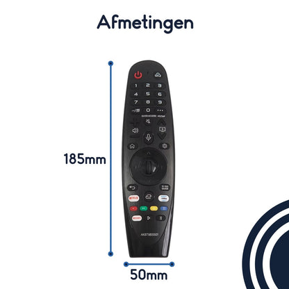 Ibley Afstandsbediening geschikt voor LG AKB75855501 - Geschikt voor OLED, NanoCell & 4K UHD Smart TV’s - Ibley