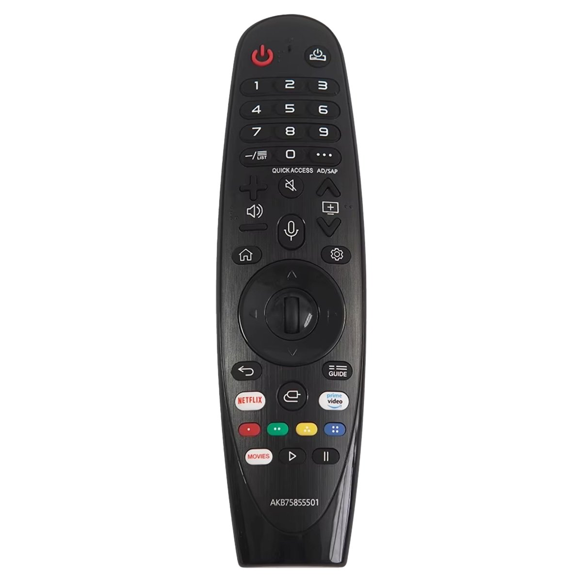 Ibley Afstandsbediening geschikt voor LG AKB75855501 - Geschikt voor OLED, NanoCell & 4K UHD Smart TV’s - Ibley