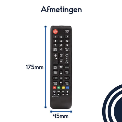 Ibley Afstandsbediening – Vervanging BN59 - 01175N – Geschikt voor Samsung TV’s – Plug & Play - Ibley