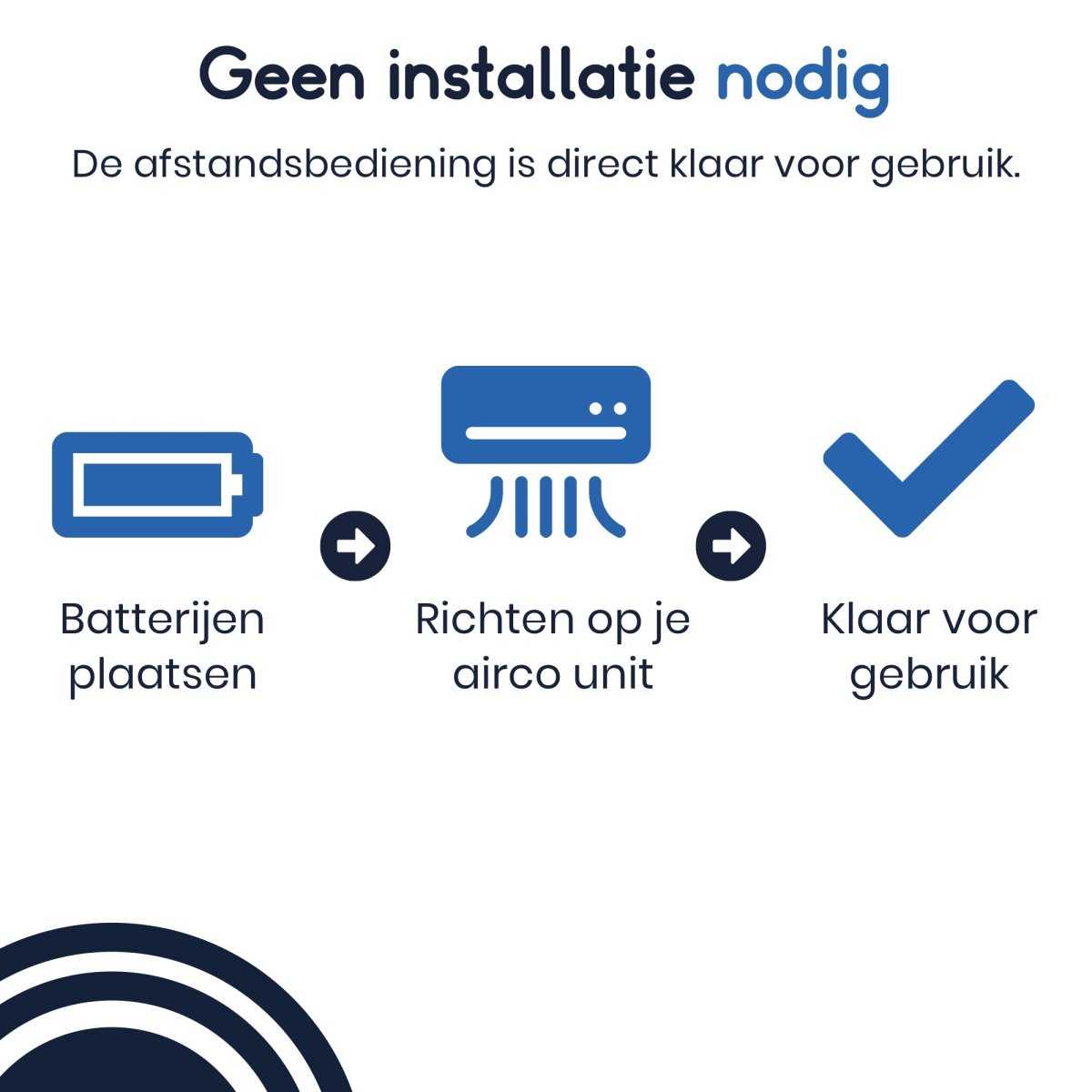 Ibley Airco Afstandsbediening - Geschikt voor Mitsubishi - RLA502A700B - Direct Gebruiksklaar - Ibley