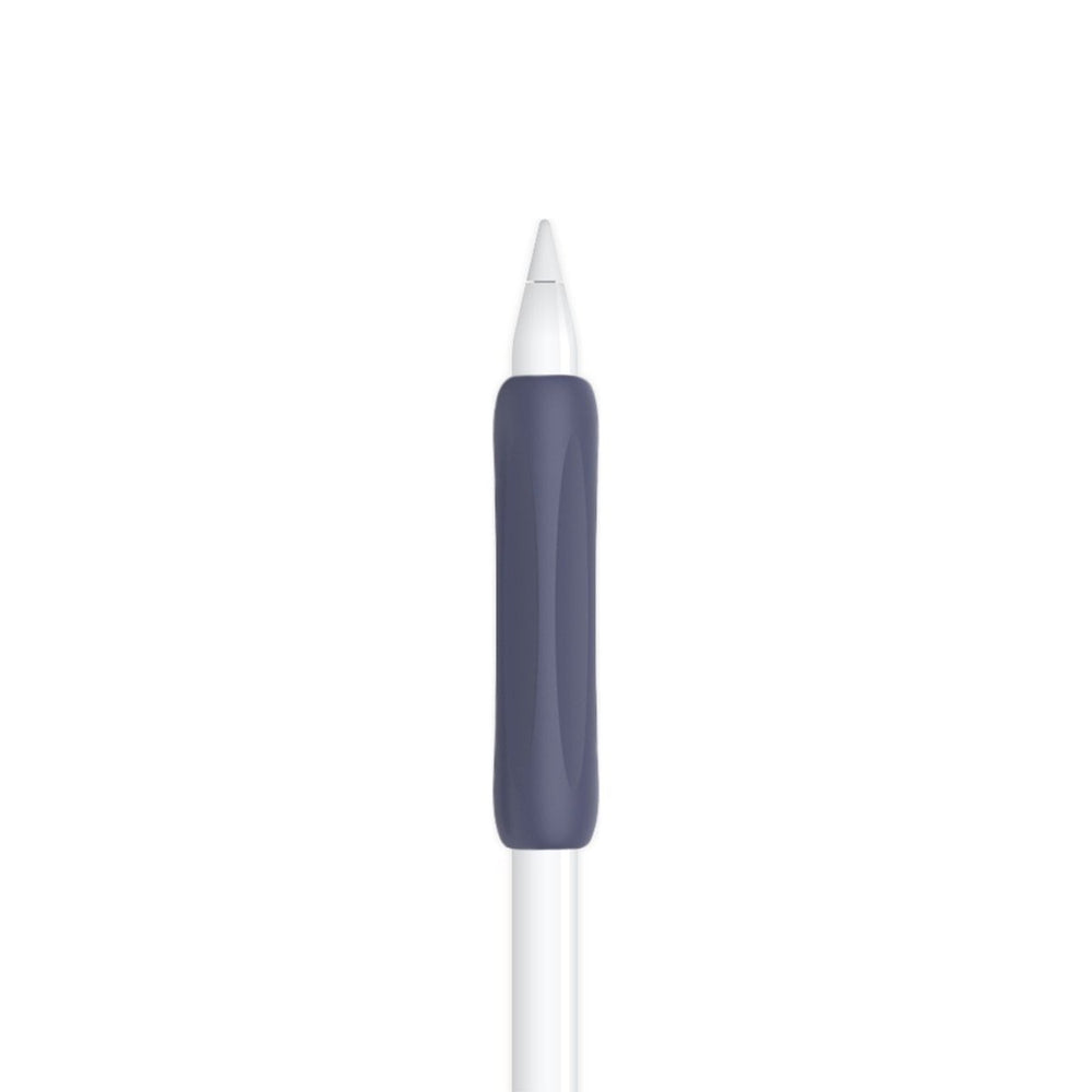 Ibley Anti-slip grip voor Apple Pencil 1/2/Pro donkerblauw - Siliconen grip - Ergonomische grip huls - Extra bescherming - 1 stuk