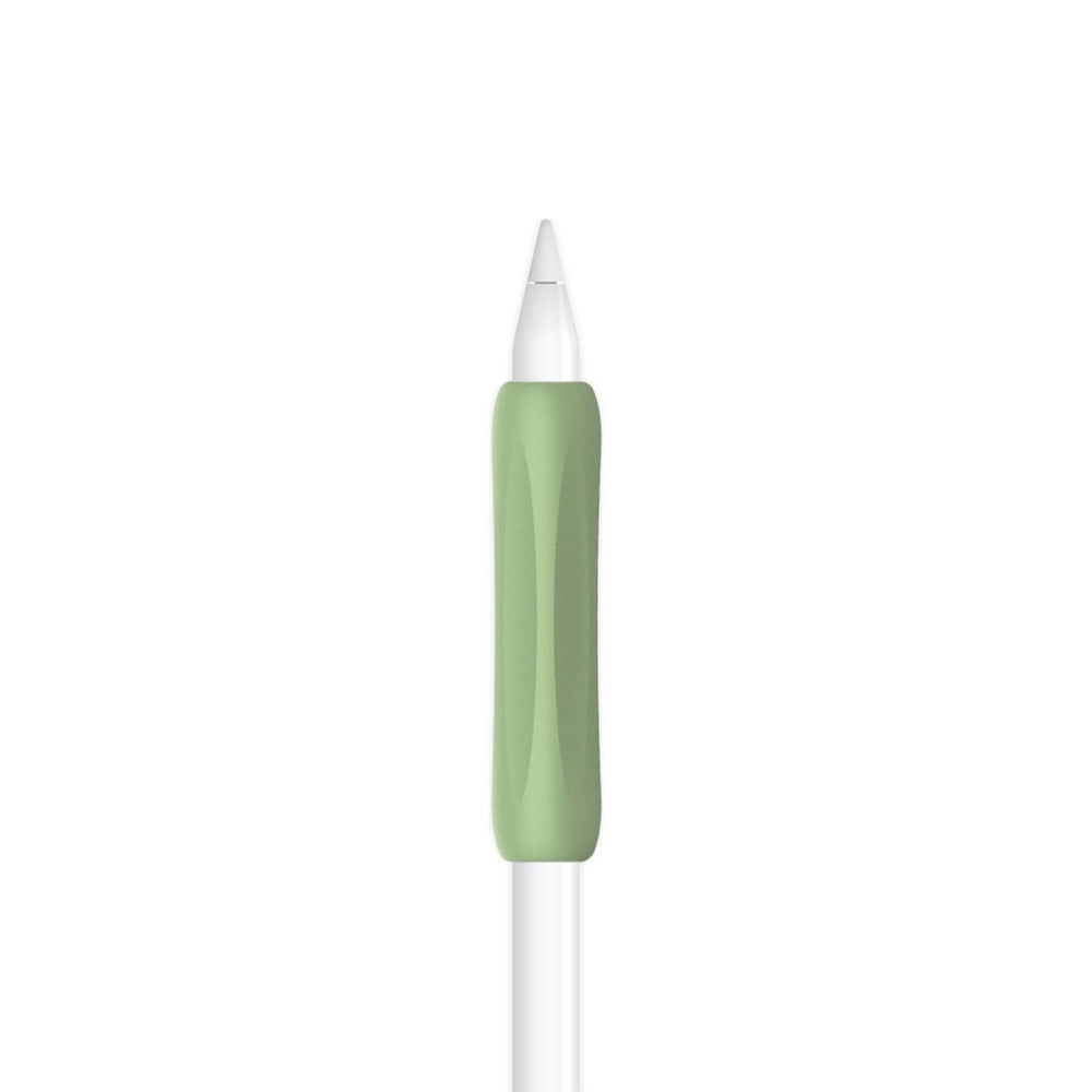 Ibley Anti-slip grip voor Apple Pencil 1/2/Pro groen - Siliconen grip - Ergonomische grip huls - Extra bescherming - 1 stuk