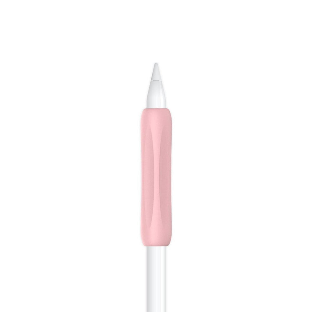 Ibley Anti-slip grip voor Apple Pencil 1/2/Pro roze - Siliconen grip - Ergonomische grip huls - Extra bescherming - 1 stuk