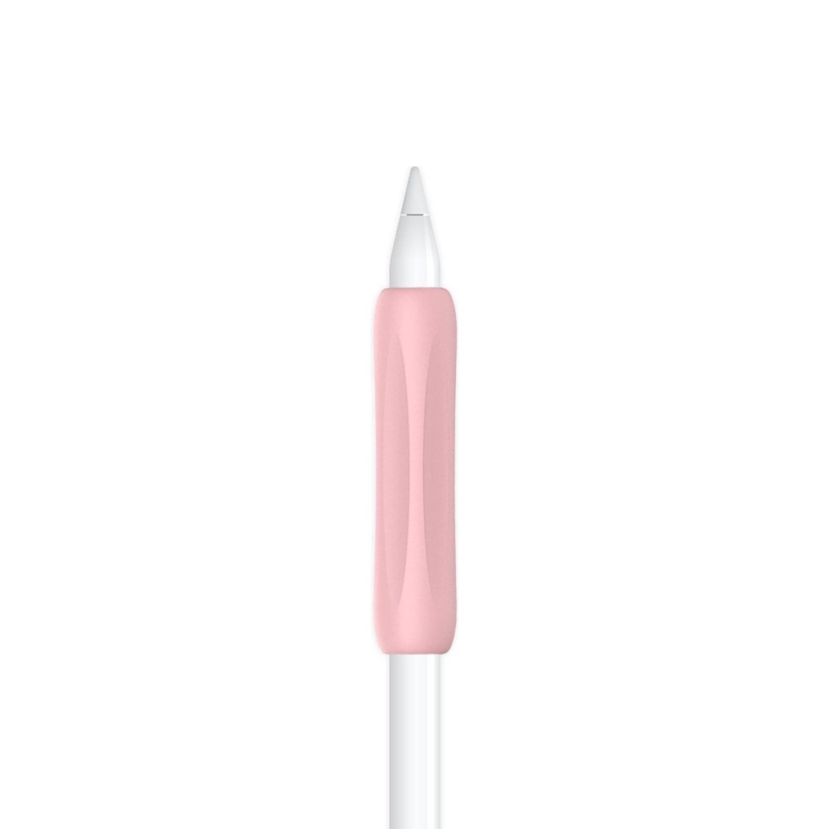 Ibley Anti - slip grip voor Apple Pencil 1/2/Pro roze - Siliconen grip - Ergonomische grip huls - Extra bescherming - 1 stuk - Ibley