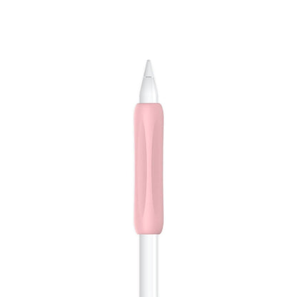 Ibley Anti - slip grip voor Apple Pencil 1/2/Pro roze - Siliconen grip - Ergonomische grip huls - Extra bescherming - 1 stuk - Ibley