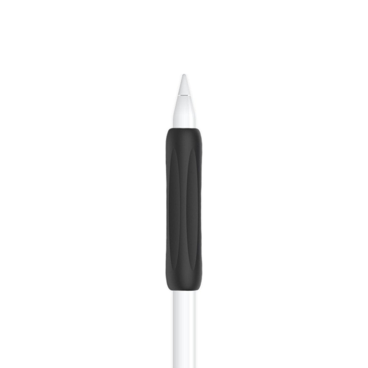 Ibley Anti - slip grip voor Apple Pencil 1/2/Pro zwart - Siliconen grip - Ergonomische grip huls - Extra bescherming - 1 stuk - Ibley