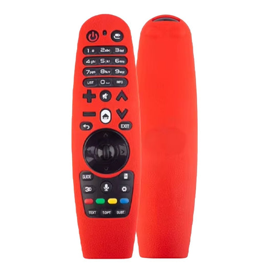 Ibley Beschermhoes voor LG AKB75855501 afstandsbediening – Rood – Siliconen Remote Case - Ibley