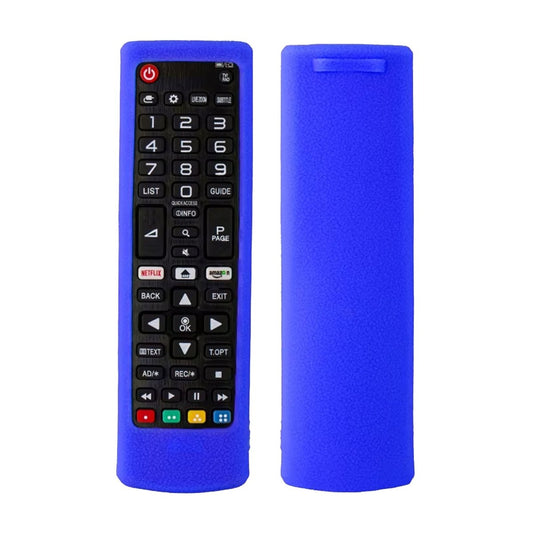 Ibley Beschermhoes voor LG AKB76037605/AKB75095308 afstandsbediening – Blauw – Siliconen Remote Case - Ibley