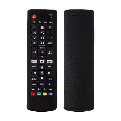 Ibley Beschermhoes voor LG AKB76037605/AKB75095308 afstandsbediening – Zwart – Siliconen Remote Case - Ibley