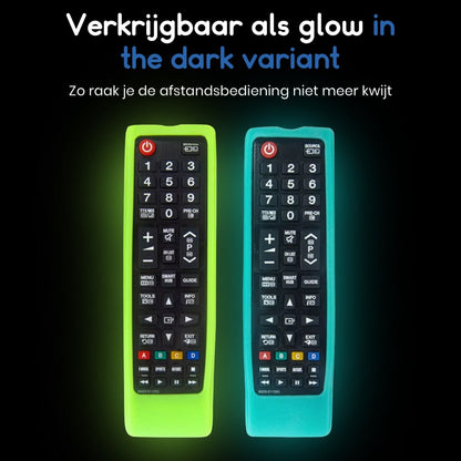 Ibley Beschermhoes voor Samsung BN59 - 01175N afstandsbediening – Blauw – Siliconen Remote Case - Ibley