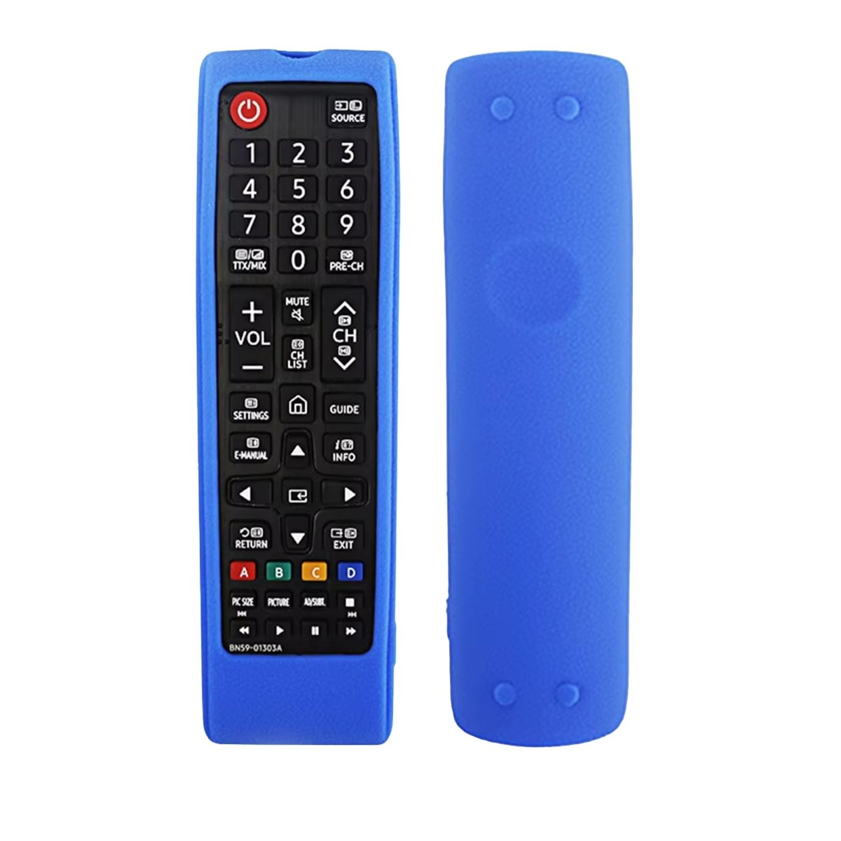 Ibley Beschermhoes voor Samsung BN59 - 01175N afstandsbediening – Blauw – Siliconen Remote Case - Ibley