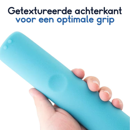 Ibley Beschermhoes voor Samsung BN59 - 01175N afstandsbediening – Glow in the dark blauw – Siliconen Remote Case - Ibley