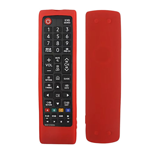 Ibley Beschermhoes voor Samsung BN59 - 01175N afstandsbediening – Rood – Siliconen Remote Case - Ibley