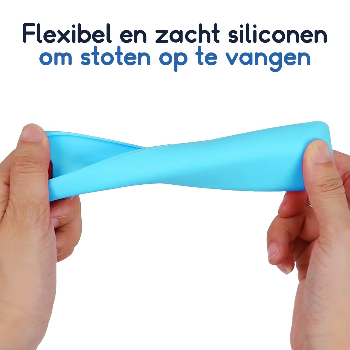 Ibley Beschermhoes voor Samsung BN59 - 01358B afstandsbediening – Blauw – Siliconen Remote Case - Ibley