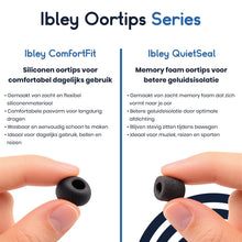 Ibley ComfortFit Oortips voor JBL Tune Buds paars - Siliconen Earbuds - 3 Maten - 3 Paar - Ibley