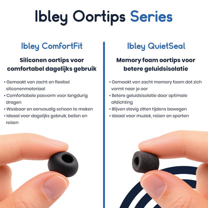 Ibley ComfortFit Oortips voor JBL Tune Buds paars - Siliconen Earbuds - 3 Maten - 3 Paar - Ibley