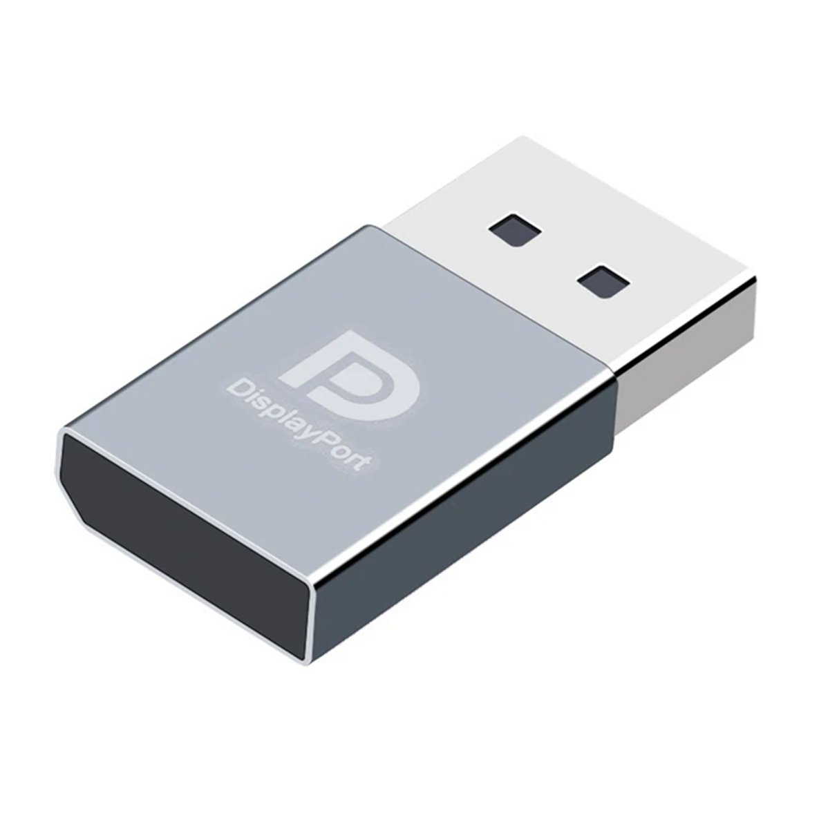 Ibley Displayport Dummy plug Grijs - Display emulator - 4K@30hz - 1080p@120hz - Virtuele display adapter - Emulator - Ibley