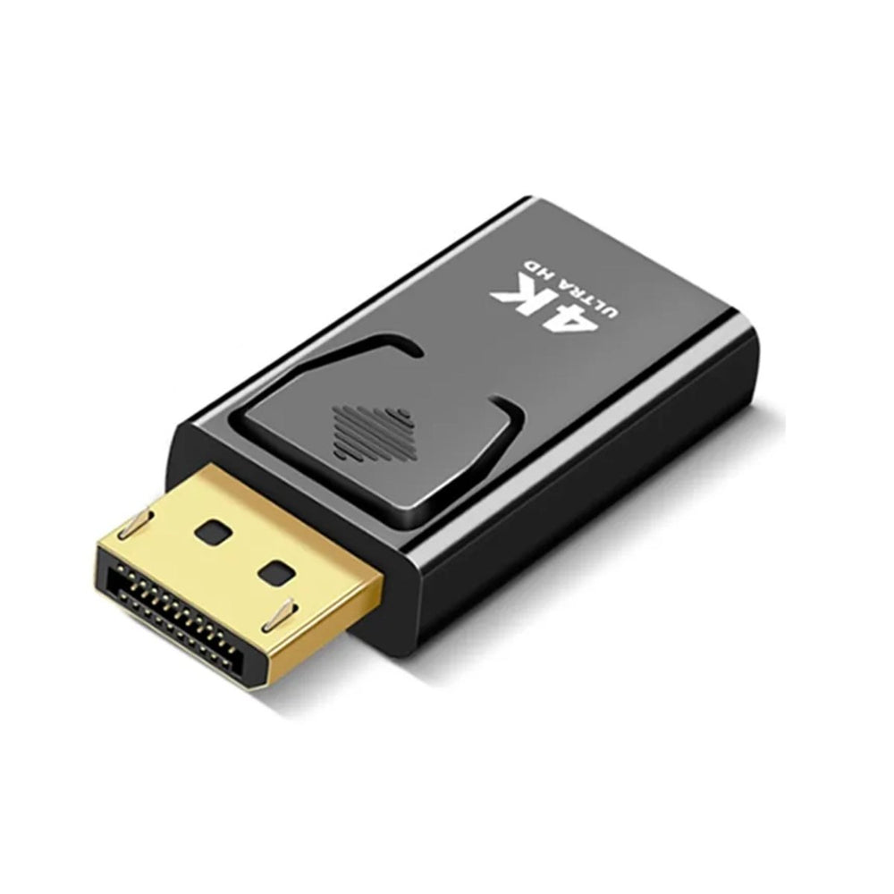 Ibley Displayport naar HDMI adapter zwart - 4K@30Hz - 1080P@120Hz - Plug & Play - Laptop & desktop - Beamer, projector, tv & monitor