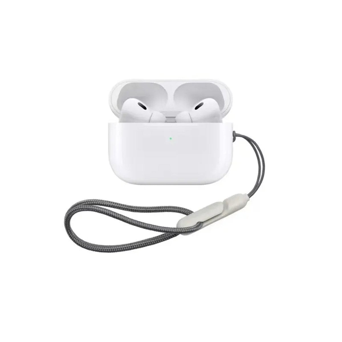Ibley Draagkoord voor Apple AirPods Pro (2e & 3e generatie) - AirPods Pro 2/3 Lanyard - Draaglus - Draagriem - Geïntegreerde clip - AirPods Case Accessoires - Zwart met zwarte clip - Ibley