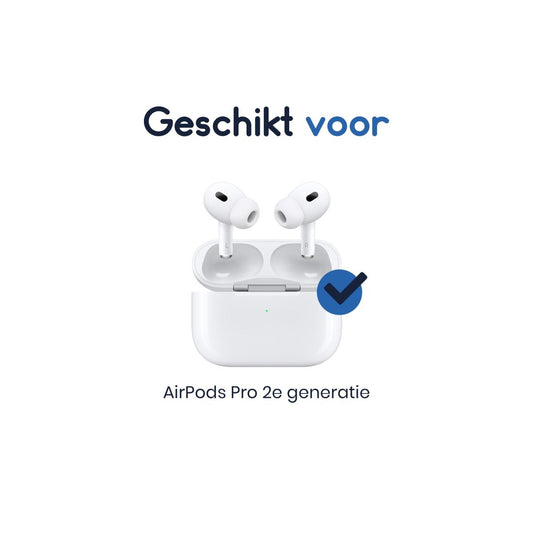 Ibley Draagkoord voor Apple AirPods Pro (2e & 3e generatie) - AirPods Pro 2/3 Lanyard - Draaglus - Draagriem - Geïntegreerde clip - AirPods Case Accessoires - Zwart met zwarte clip - Ibley