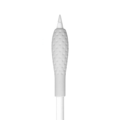 Ibley Ergonomische pencil grip voor Apple Pencil 1/2 grijs - Siliconen grip - Grip huls - 1 stuk - Ibley