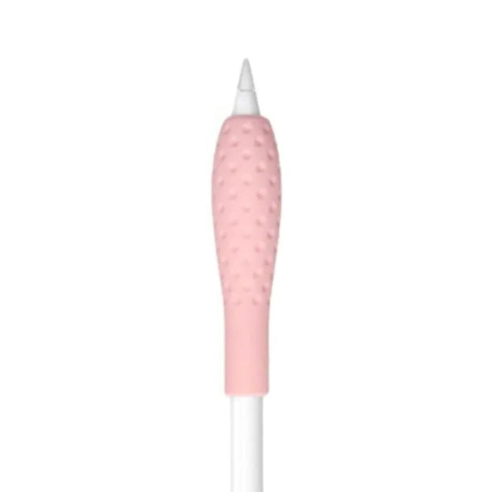 Ibley Ergonomische pencil grip voor Apple Pencil 1/2 roze - Siliconen grip - Grip huls - 1 stuk