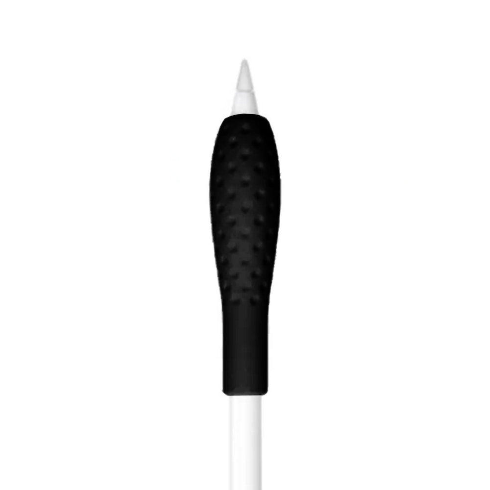 Ibley Ergonomische pencil grip voor Apple Pencil 1/2 zwart - Siliconen grip - Grip huls - 1 stuk