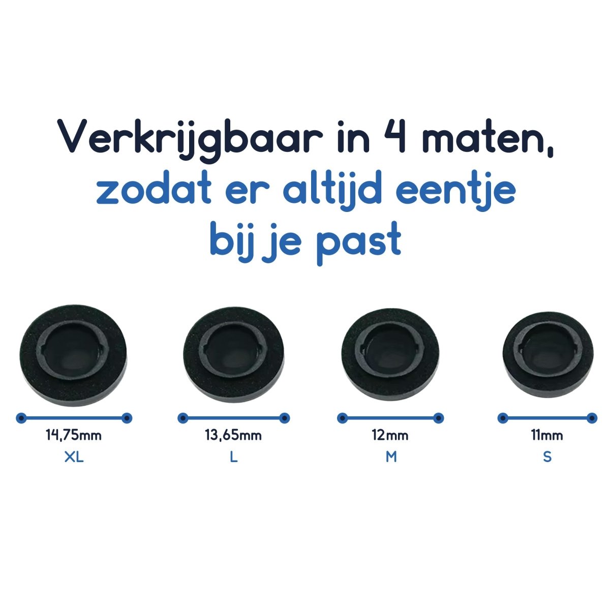 Ibley foam oortips maat XL voor Samsung Galaxy Buds 3 Pro grijs - Foam Earplug - 2 paar - 4 stuk(s) - Ibley