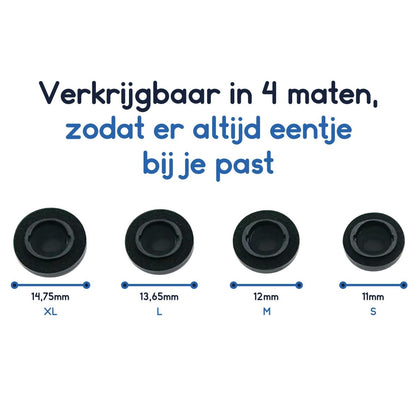 Ibley foam oortips maat XL voor Samsung Galaxy Buds 3 Pro zwart - Foam Earplug - 2 paar - 4 stuk(s) - Ibley