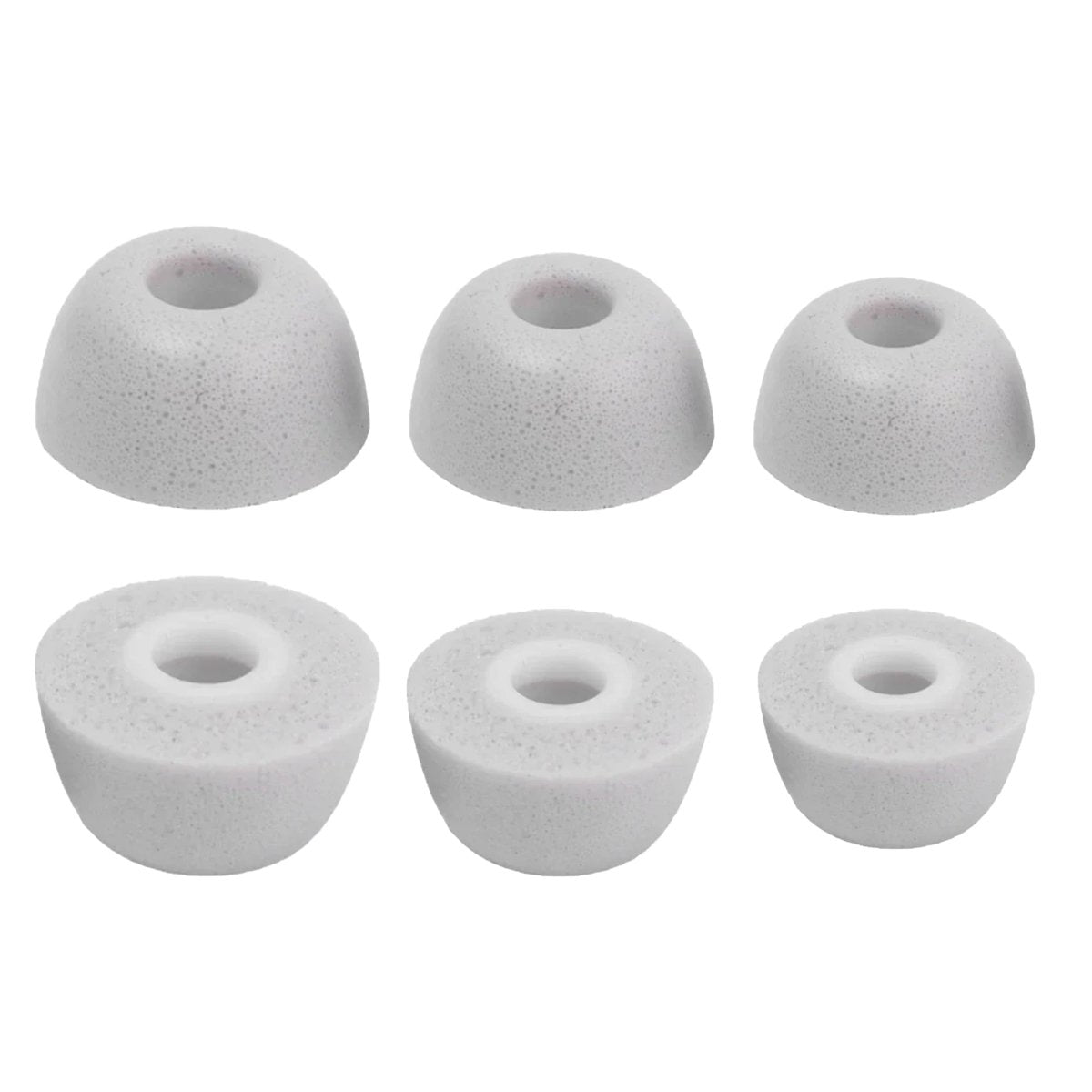 Ibley foam oortips voor Samsung Galaxy Buds 2 Pro grijs - Foam Earplug - S/M/L formaat - 3 paar - 3 maten - Ibley