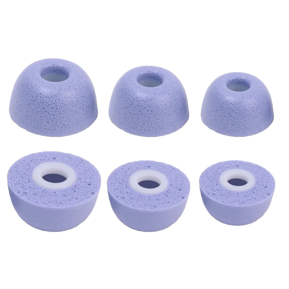 Ibley QuietSeal foam oortips voor Samsung Galaxy Buds 2 Pro paars - Foam Earplug - S/M/L formaat - 3 paar - 3 maten