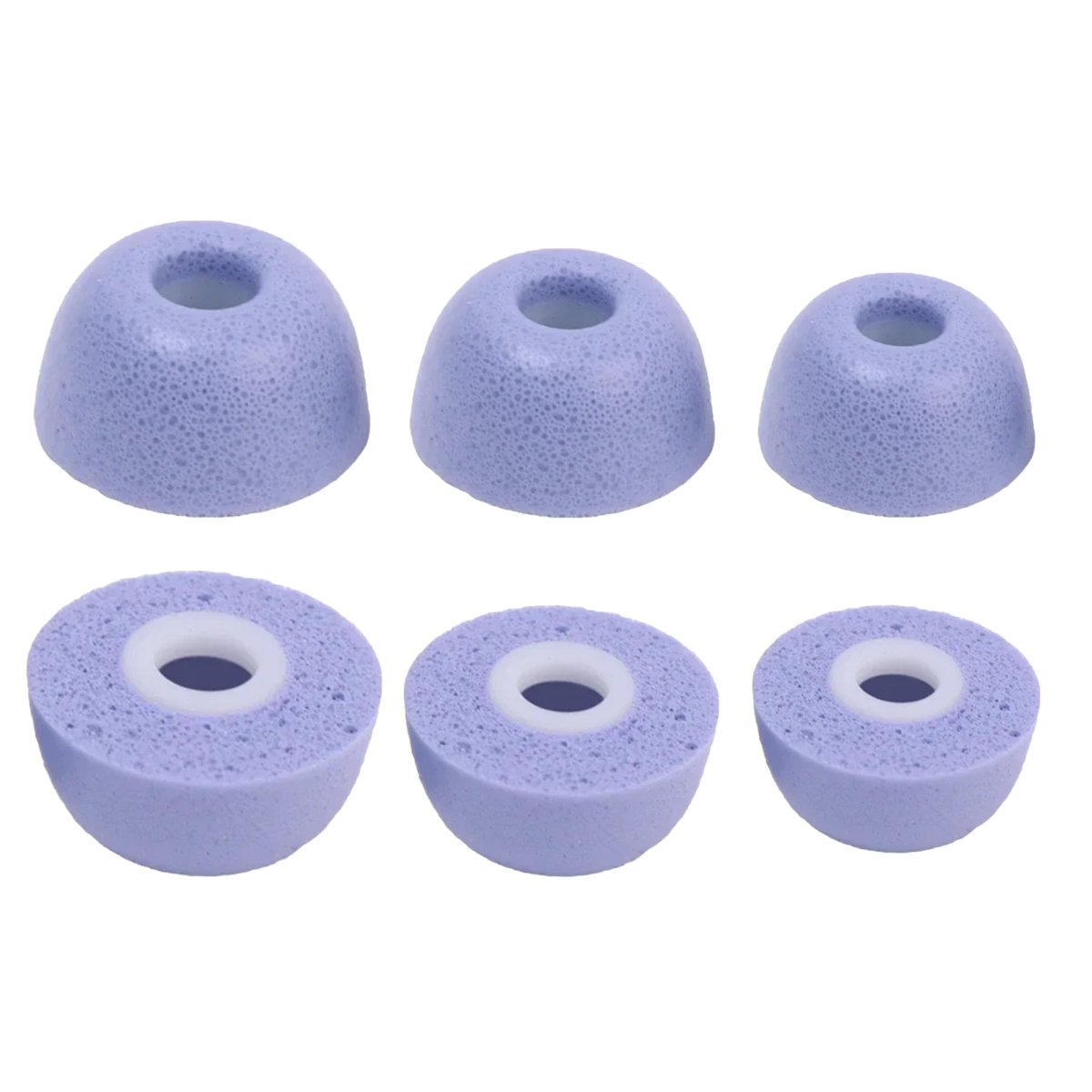 Ibley foam oortips voor Samsung Galaxy Buds 2 Pro paars - Foam Earplug - S/M/L formaat - 3 paar - 3 maten - Ibley