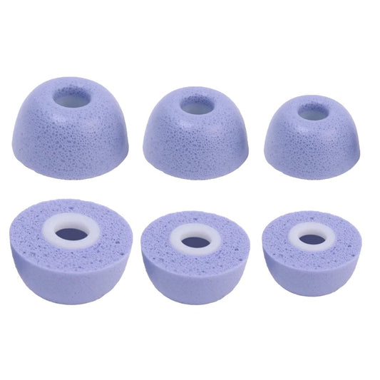 Ibley foam oortips voor Samsung Galaxy Buds 2 Pro paars - Foam Earplug - S/M/L formaat - 3 paar - 3 maten - Ibley