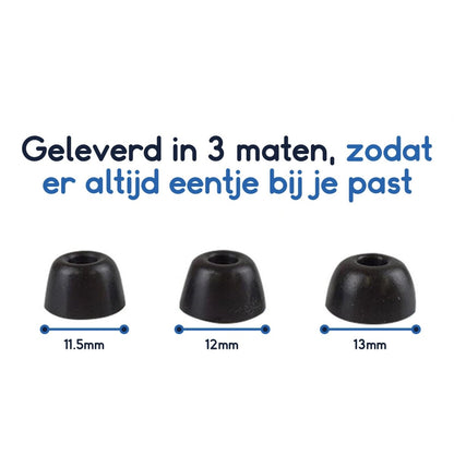 Ibley foam oortips voor Samsung Galaxy Buds 2 Pro paars - Foam Earplug - S/M/L formaat - 3 paar - 3 maten - Ibley