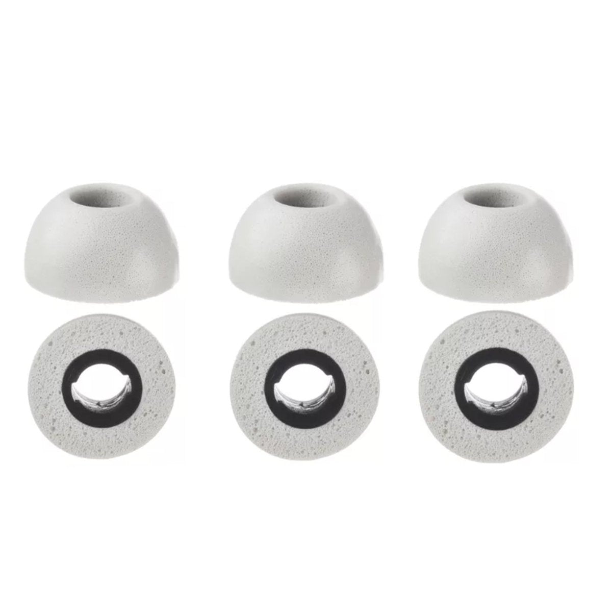 Ibley foam tips voor Samsung Galaxy buds pro grijs - Foam Earplug - S/M/L formaat - 3 paar - 3 maten - Ibley