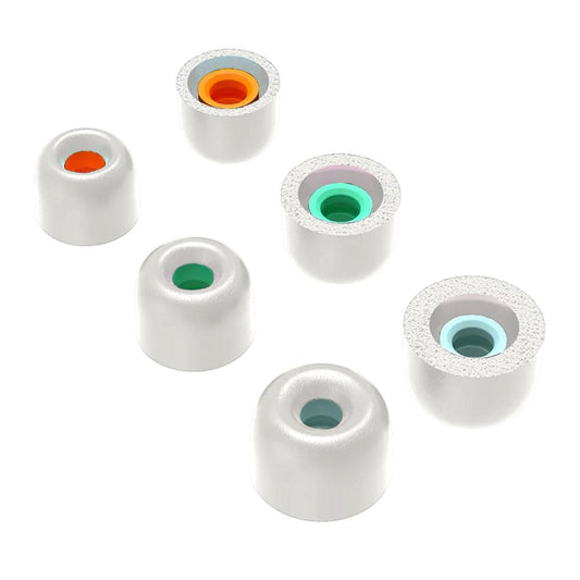 Ibley foam tips voor Sony WF - 1000XM5/XM4/XM3 grijs - Foam Earplug - S/M/L formaat - 3 paar - 3 maten - Ibley
