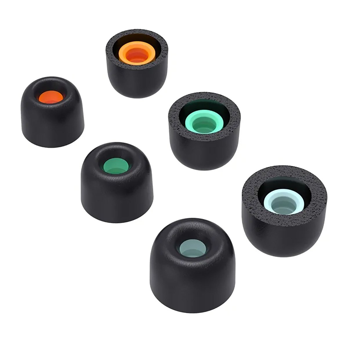 Ibley foam tips voor Sony WF - 1000XM5/XM4/XM3 zwart - Foam Earplug - S/M/L formaat - 3 paar - 3 maten - Ibley