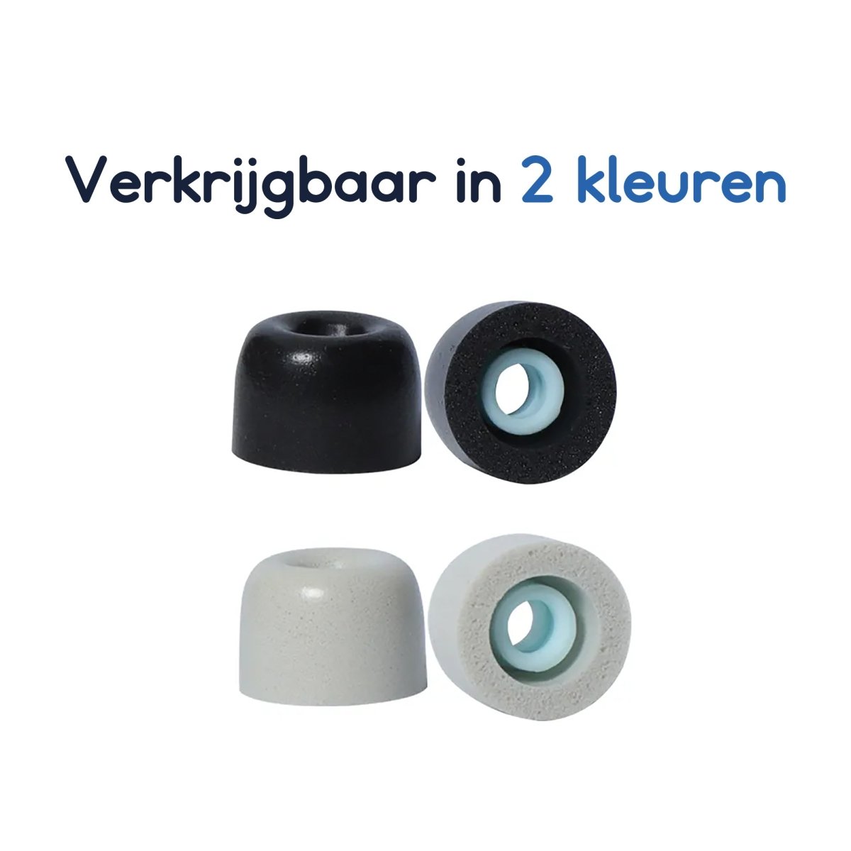Ibley foam tips voor Sony WF - 1000XM5/XM4/XM3 zwart - Foam Earplug - S/M/L formaat - 3 paar - 3 maten - Ibley