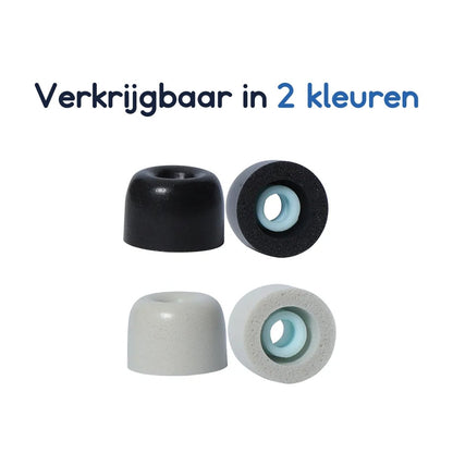 Ibley foam tips voor Sony WF - 1000XM5/XM4/XM3 zwart - Foam Earplug - S/M/L formaat - 3 paar - 3 maten - Ibley
