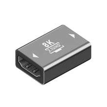 Ibley HDMI 2.1 koppelstuk grijs - Verlengstuk - HDMI Extender - 8K@60Hz - 4K@120Hz - HDR, ARC, 3D en surround sound - Aluminium - Ibley